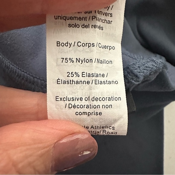 Alphalete Leggings Women's Medium M Blue High Waist Compression Workout Training - Picture 7 of 7